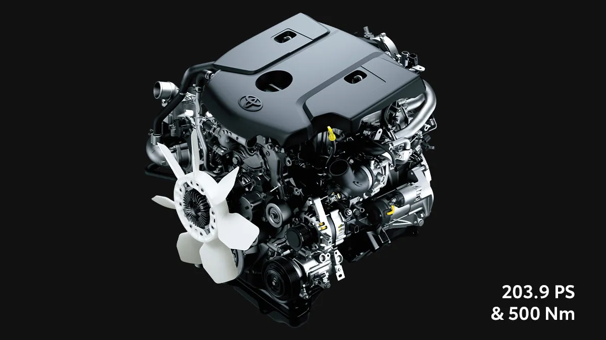 Superior Engine Performance (4x4 All Type & 4x2 VRZ All Type) with 4x4 Off-Road Mode
