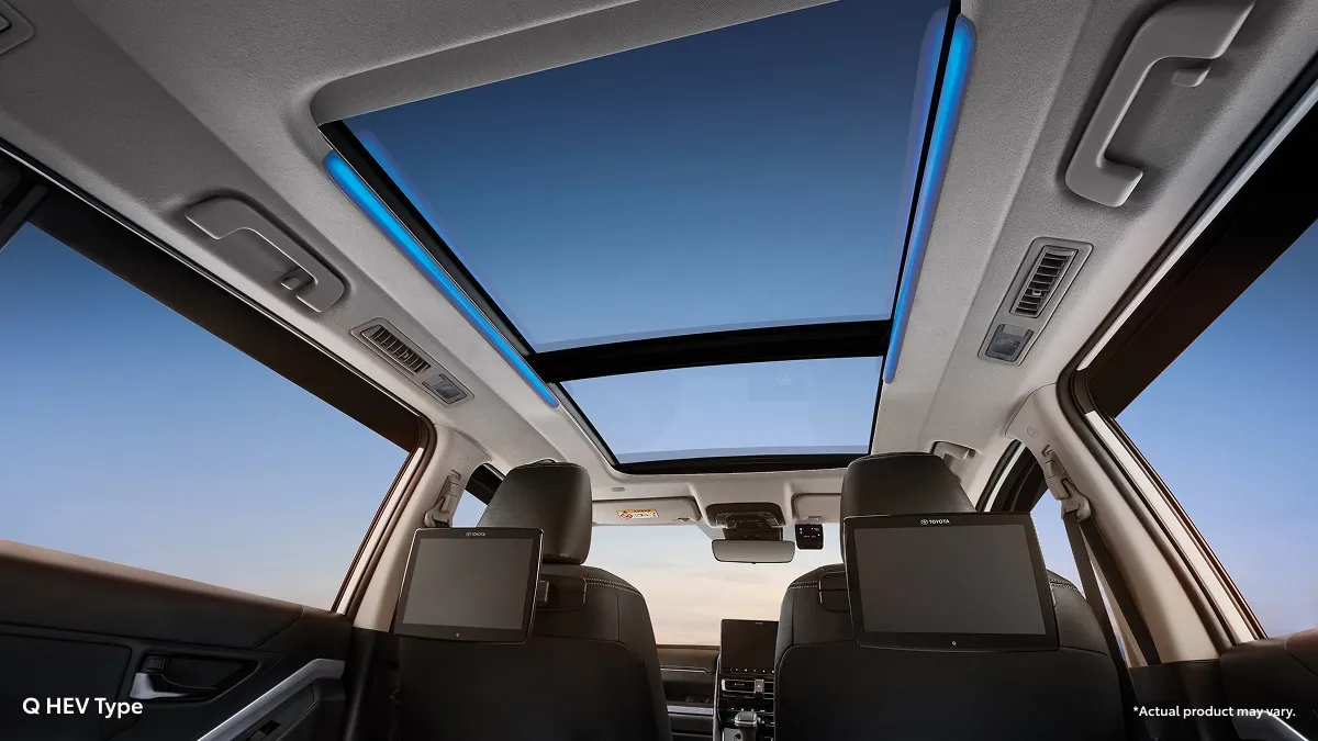 Panoramic Retractable Roof (All Q HEV & All V HEV Type)