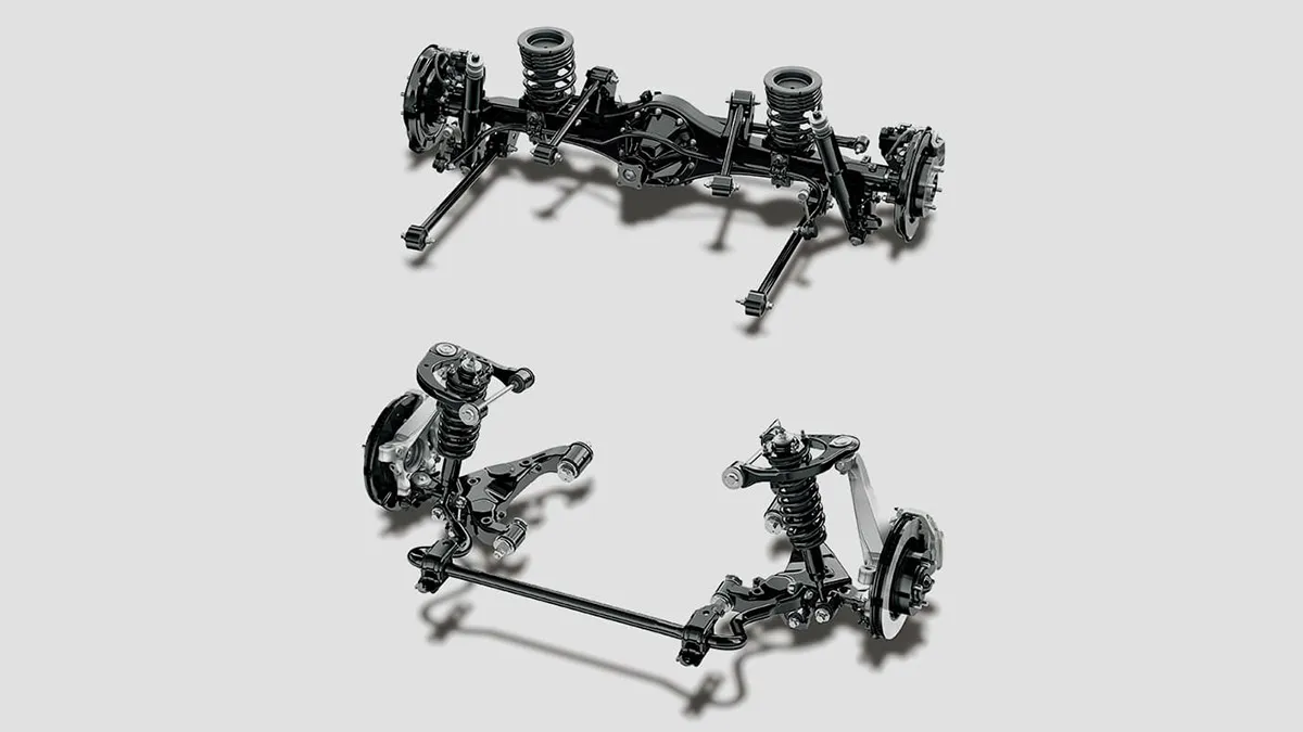 New Developed Front & Rear Suspension
