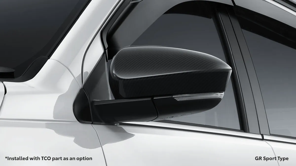 New Black Glossy Outer Mirror Cover