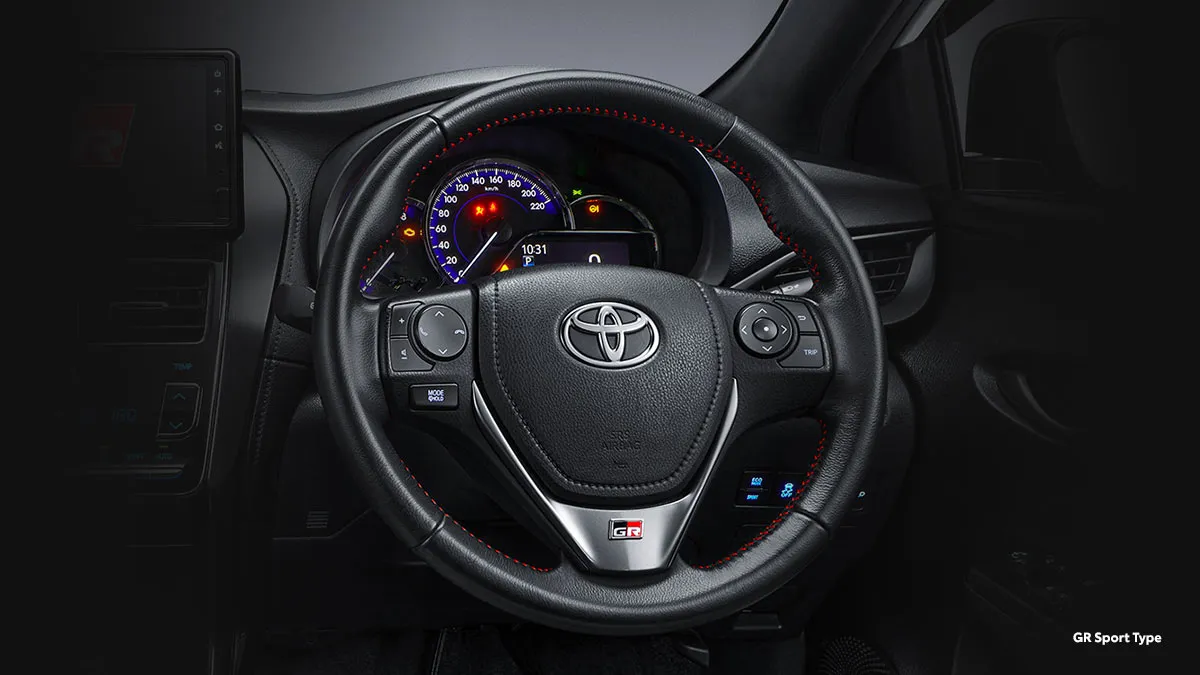GR Leather Steering Wheel with Audio & TFT Switch